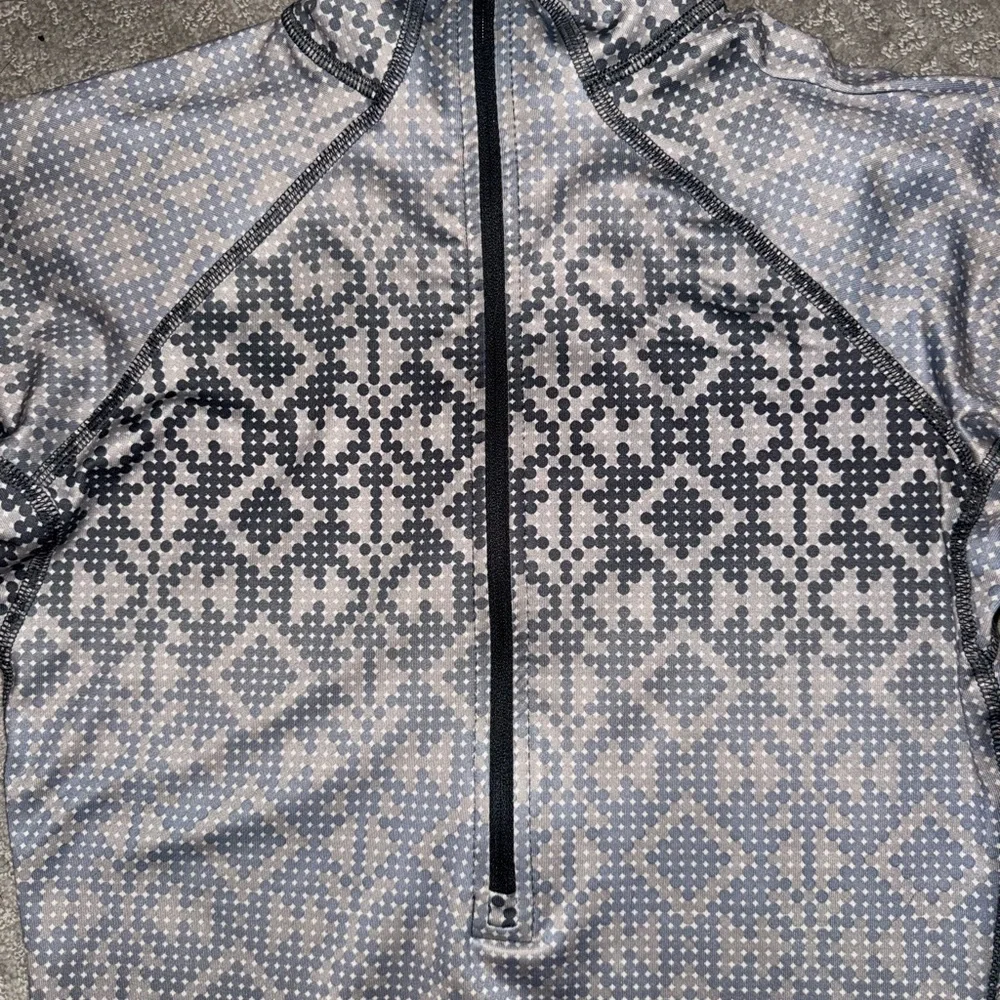 Nike Pro HyperWarm Half Zip Gray Small - Picture 3 of 4